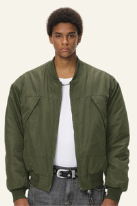 Men's Removable Faux-two-piece Baseball Jacket
