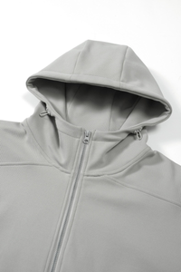 Men's Streetwear Front Pocket Full-zipper Hooded Jacket