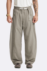Men's 3D Cut Secure Zip Waterproof Drawstring Cargo Pants