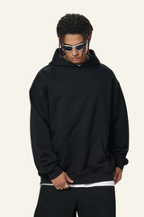 Men's Cotton Streetwear Front Pocket Hooded