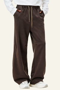 Men's Streetwear Drawstring Straight Leg Pants