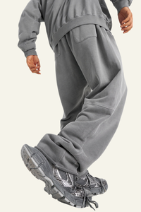 Men's Heavyweight Washed Cotton Athletic Wear Pants
