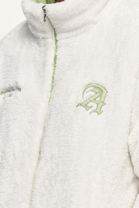 Women's Corduroy Warm Fleece-Lined Solid Color Jacket