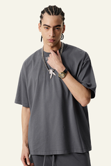 Men's Solid Color Quick-Dry Cotton T-Shirt