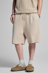 Men's Summer 320g Washed Batik Loose 9 Color Shorts