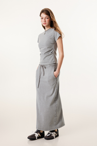 Women's Raw Edge Washed Colorblock Webbing Patchwork Set