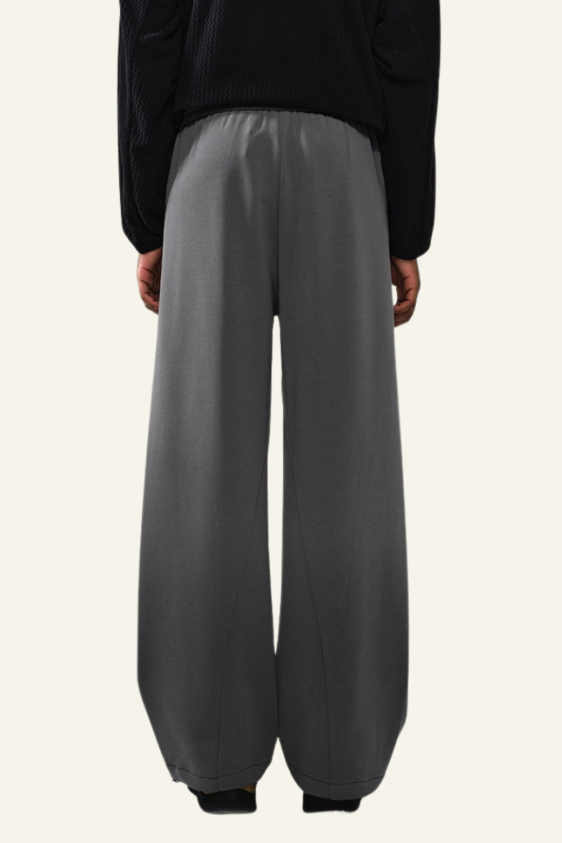 Men's Streetwear Drawstring Straight-Leg Pants