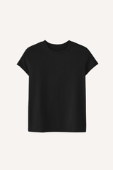 Women's Spring Summer Polyester Solid Crewneck Quick Dry Tee