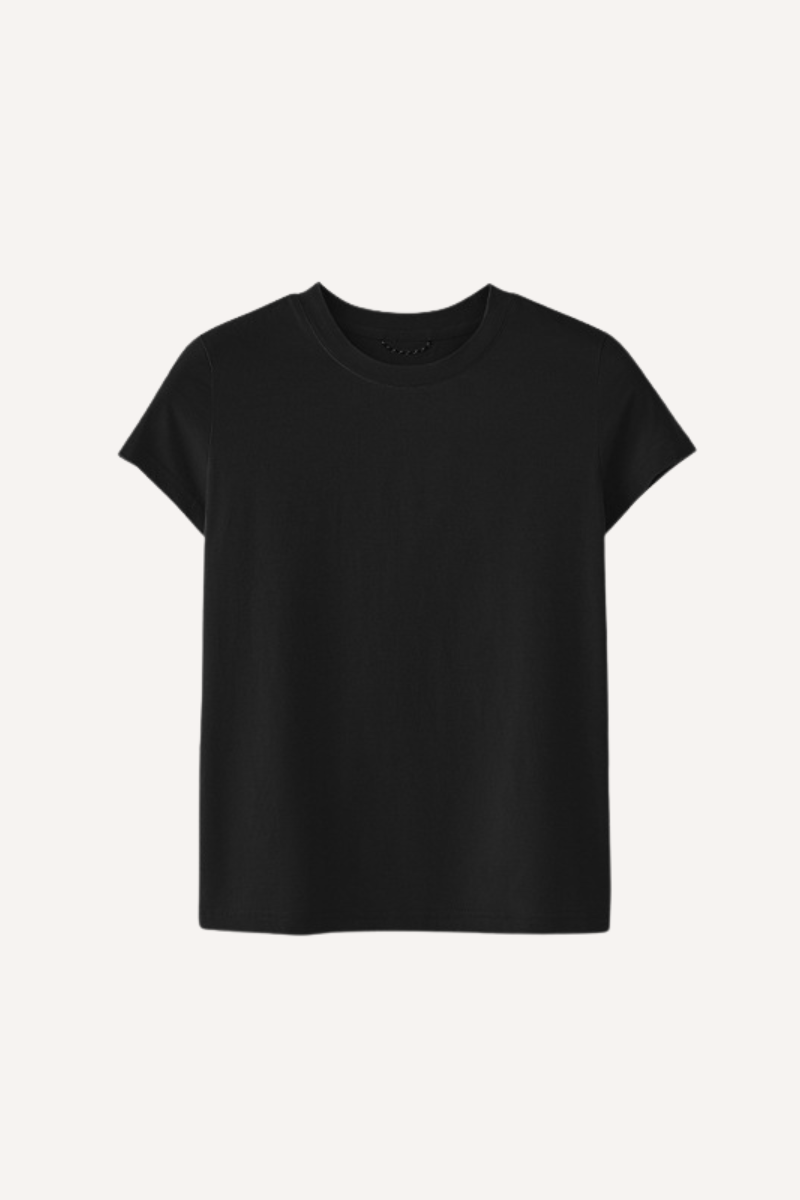 Women's Spring Summer Polyester Solid Crewneck Quick Dry Tee