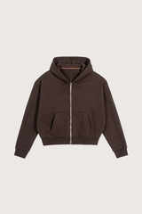 Men's Streetwear Cropped Minimalist Hooded Jacket