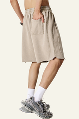 Men's Cotton Streetwear Washed Relaxed Short