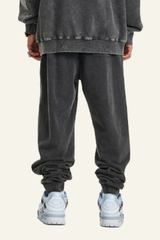 Men's Vintage Washed Cotton Cuffed Sweatpants