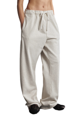 Unisex Summer 450g Elastic Drawstring Straight Pants