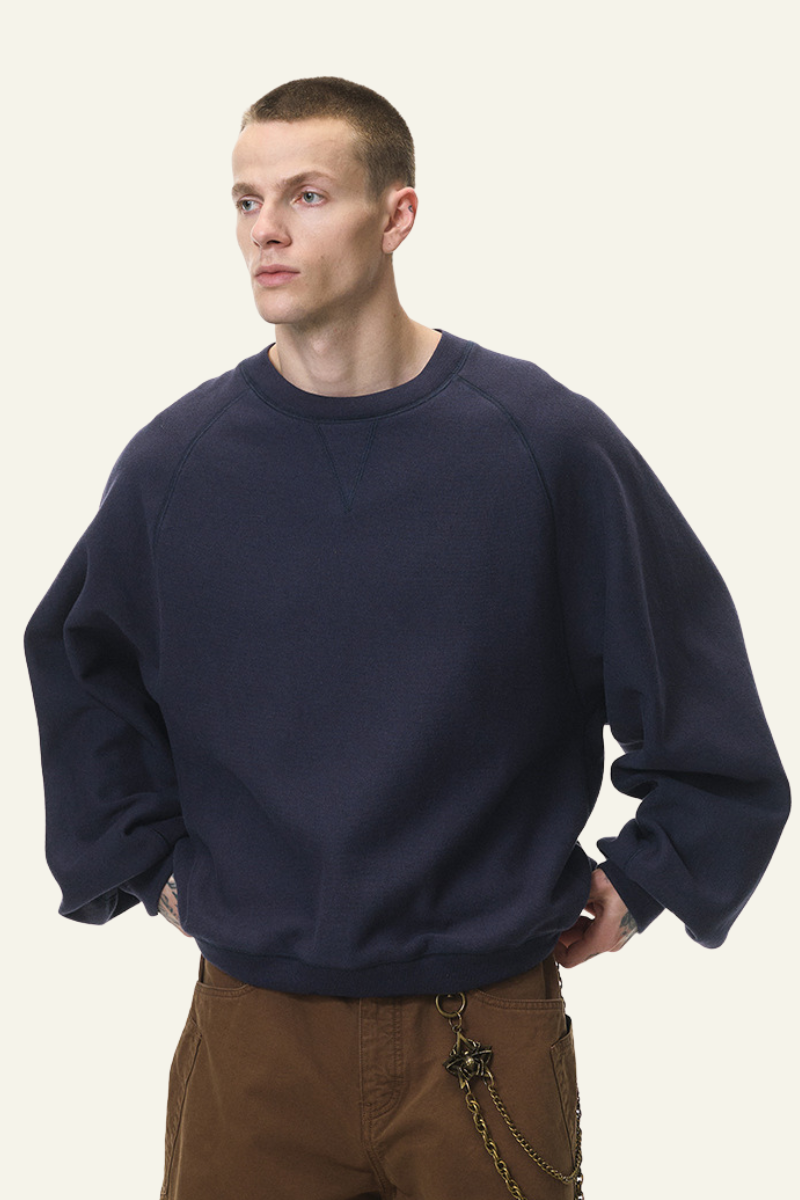 Men's Streetwear Round Neck  Pullover