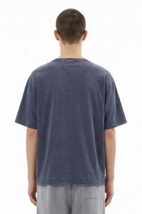 Men's Cotton Vintage Washed Distressed T-shirt