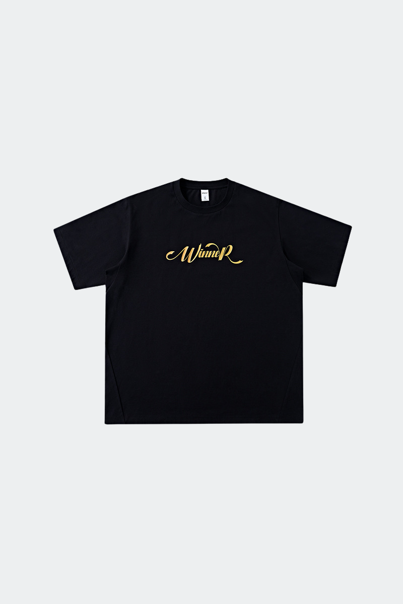 Women's Foil Badge Vintage Oversized Crewneck Tee
