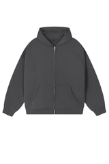 Men's Spring Summer 360g Solid Terry Zip Hoodie