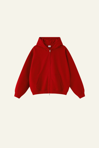 Men's Streetwear Full Zipper Hooded Jacket