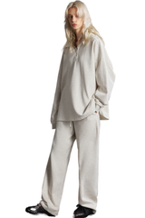 Women's Summer 450g Half Zip Raw Edge Stand Collar Set