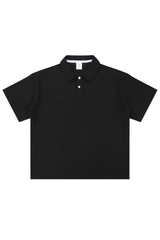 Men's Summer 330g Diamond Waffle Split Hem Polo
