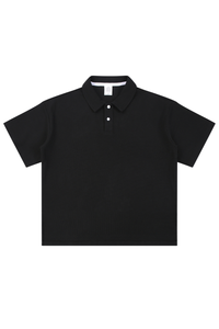 Men's Summer 330g Diamond Waffle Split Hem Polo