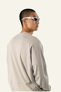 Men's Athletic Color Block Long-sleeve T-shirt.