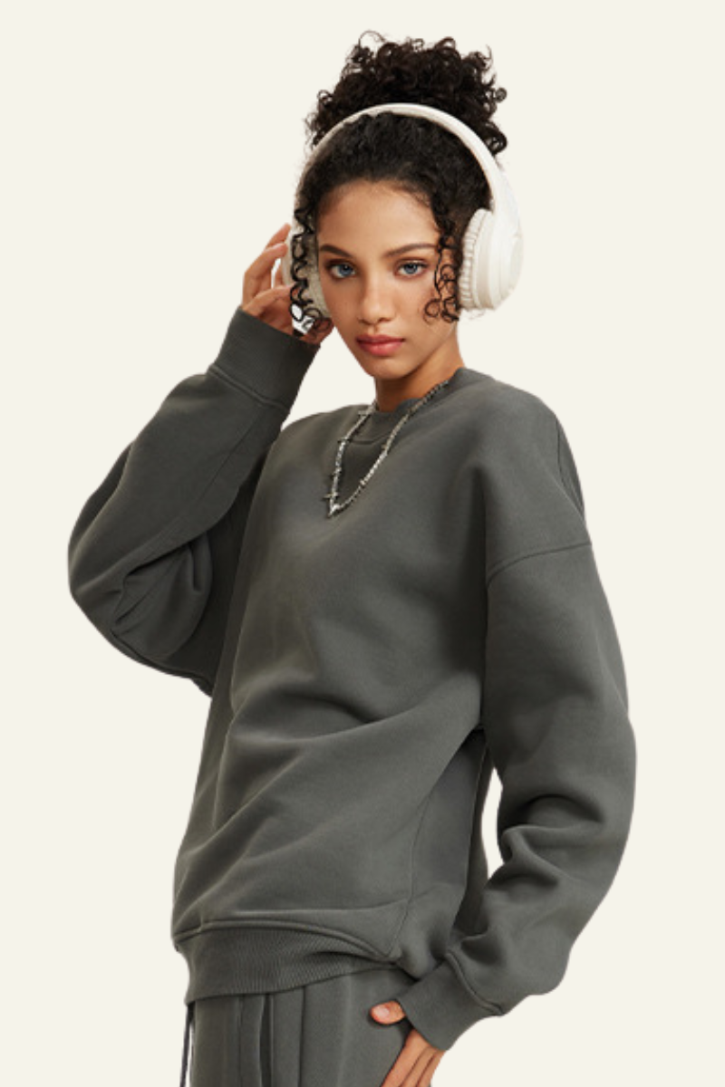 Women's Streetwear Relaxed Pullover Hoodie