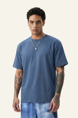 Plus Size Men's Streetwear Solid T-shirt