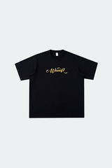 Men's Foil Badge Vintage Oversized Crewneck Tee