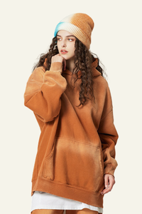 Women's Heavyweight Washed Gradient Hoodie