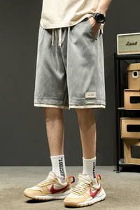 Men's Summer Relaxed Straight Ice Silk 2-in-1 Shorts