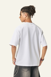 Men’s Streetwear Relaxed  Solid T-shirt