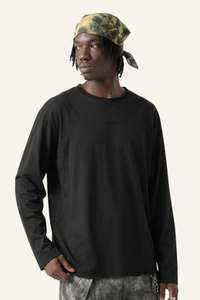 Men's Streetwear Retro Cotton Long-Sleeved T-shirt