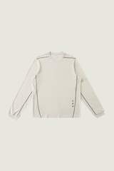 Men's Cotton Linen Symbol Print Colorblock Long Sleeve Tee