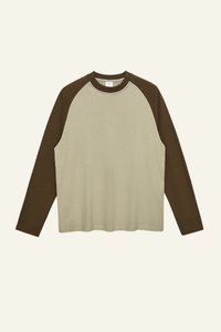 Women's Streetwear Cotton Color Block Long Sleeve T-shirt