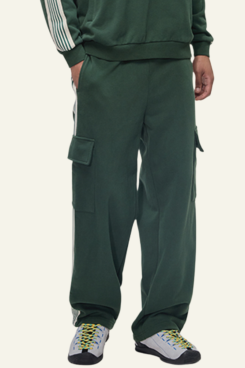 Men's Streetwear Color Blocked Side-Striped  Pants