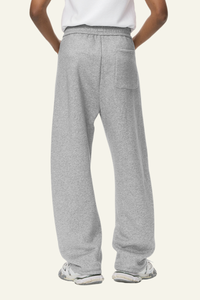 Men's Streetwear Double-pleated Curved  Pants