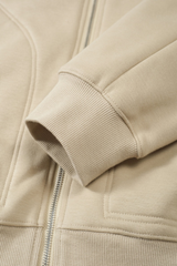 Men's Streetwear Stand Collar Fleece-lined Jacket