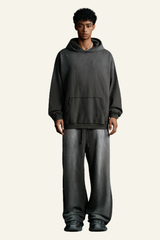 Men's Cotton Gradient Color Set:Hoodie And Casual Pants