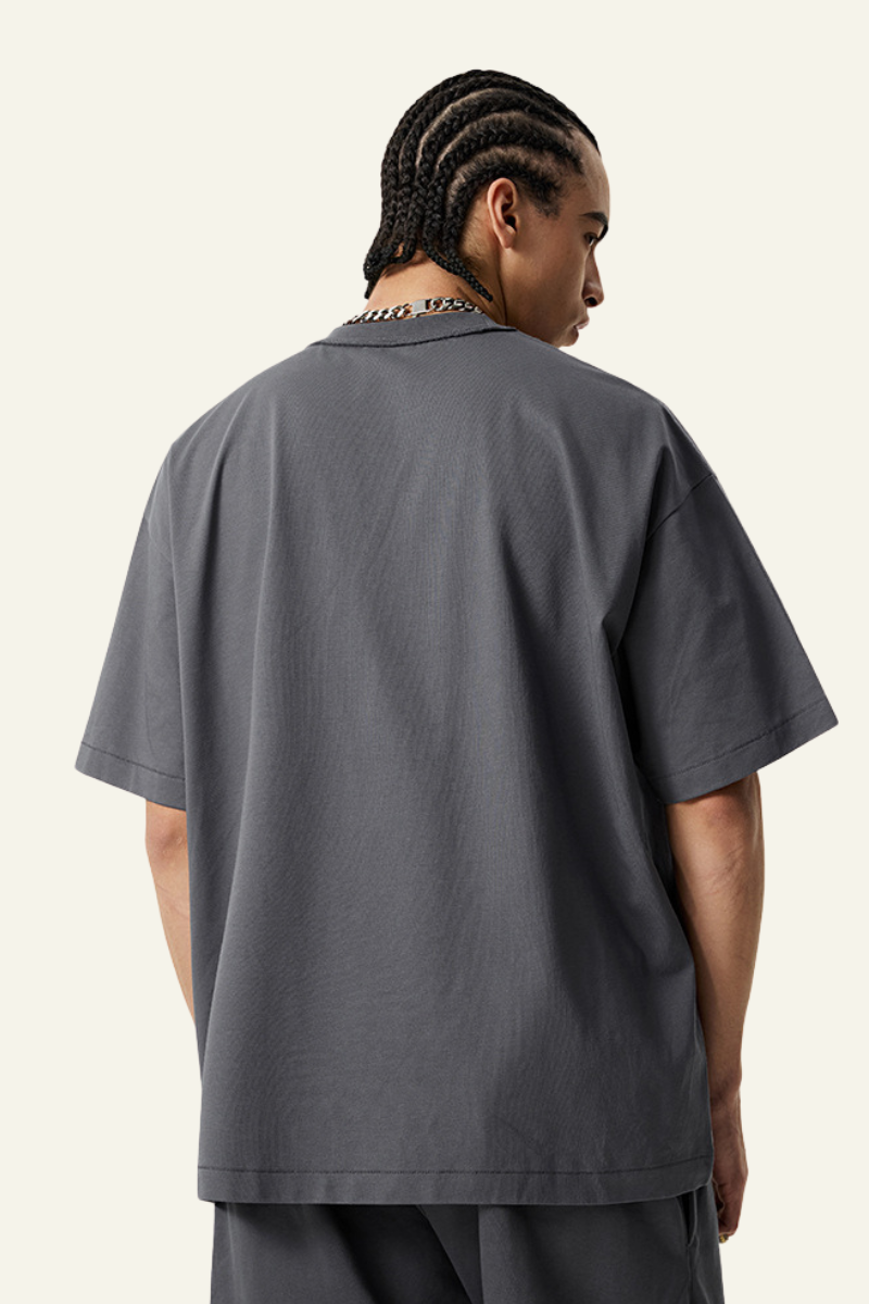 Men's Solid Color Quick-Dry Cotton T-Shirt