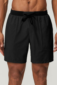 220g nylon and spandex drawstring shorts