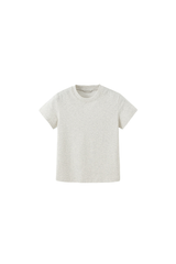 Women's Spring Summer 260g Solid Crewneck Oversized Tee