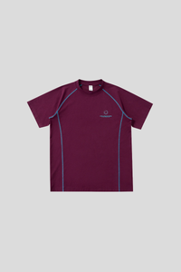 Men's Colorblock Sun Embroidery Crewneck Tee