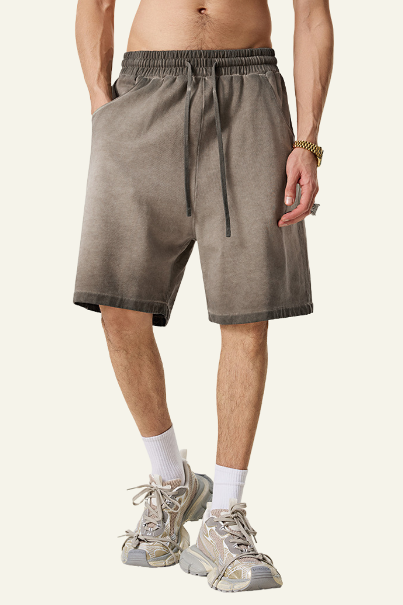 Men's Vintag Washed Cotton Relaxed Short