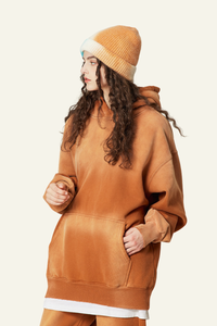 Women's Heavyweight Washed Gradient Hoodie