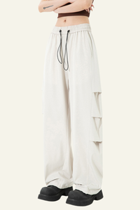 Men's High-Elasticity Draping Workwear Wide-Leg Pants
