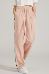 Women's Side-striped Drawstring Athletic Pants