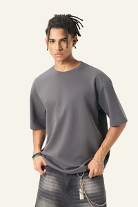 Men’s Streetwear Relaxed  Solid T-shirt