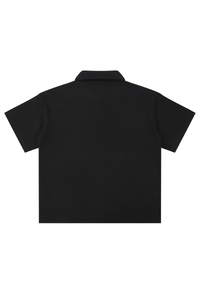 Men's Summer 330g Diamond Waffle Split Hem Polo
