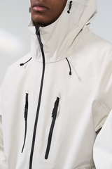 Men's Streetwear Color Block Outdoor Water-Resistant Jacket